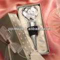 Fancy Factory Wholesale Heart Shaped Crystal Wine Stopper COz018